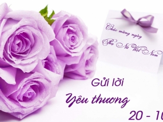 Khải Lợi Carton Gửi Lời Chúc Mừng Tất Cả Chị Em Ngày Phụ Nữ Việt nam 20-10 